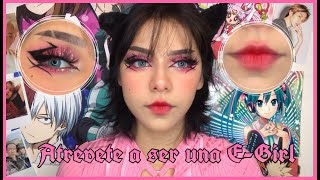 Aprende a ser una EGIRL ♡  Makeup tutorial [upl. by Damalas]