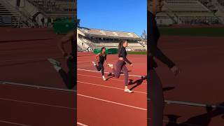 SPRINT TRAINING TOGETHER 🔥athletics trackandfield sprint [upl. by Mosnar]