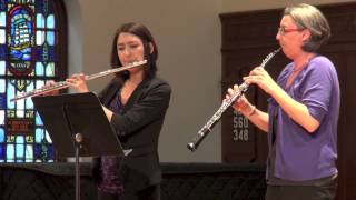 The Divisa Ensemble Duet for Flute amp Oboe Lamentabile IV Wilhelm F Bach [upl. by Nnyw]