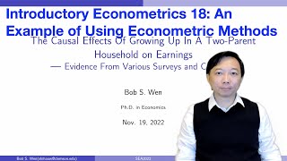 An Example of Using Econometric Methods  Introductory Econometrics18 [upl. by Feilak406]