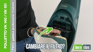 Come cambiare il filtro griglia protezione motore vk 140 vk 150  BierreStore [upl. by Lamson97]