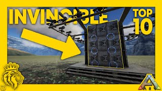 TOP 10 DEFENSE Builds  Invincible Tower  ARK Survival Evolved [upl. by Collum]