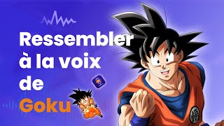 Modificateur de voix Goku IA  Comment ressembler à Goku  DRAGON BALL [upl. by Sallad]