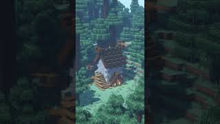 Minecraft  Build a Taiga Cottagecore House minecraft minecraftbuilding minecrafbuilds [upl. by Aratas924]