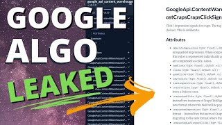 🤖 GOOGLE ALGO LEAKED 23 ESSENTIAL SEO FACTORS INSIDE [upl. by Aneev739]