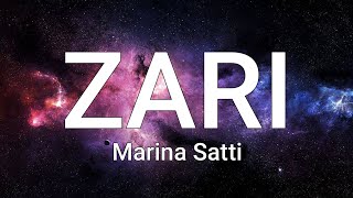 Marina Satti  ZARI στίχοι  Lyrics Eurovision 2024 Greece [upl. by Nerac673]