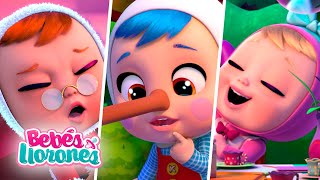 🌸🤥 Las MENTIRAS de PINOCCHIO 🤥🌸 STORYLAND 📖🌈 BEBÉS LLORONES 💧 LÁGRIMAS MÁGICAS 💕 DIBUJOS en ESPAÑOL [upl. by Lleze]