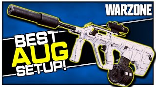 New Best Gun in Warzone  Best AUG Attachment Setup [upl. by Azelea]