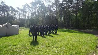 Civil War Reenactment  erster Companydrill der 52ndNY  Luttmersen 2024 [upl. by Sedlik]