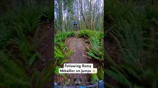 Downhill jump line behind pro riderremymetailler 🤟🏼🌿 downhillmtb mountprevost mtb vanisle [upl. by Marietta16]