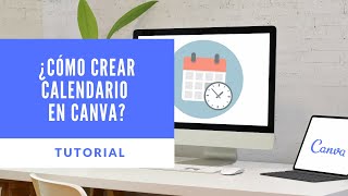 Crear un calendario en Canva [upl. by Htirehc]