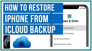 How To Restore iPhone From An iCloud Backup  Full Tutorial [upl. by Alexandra]