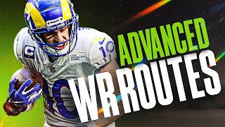 Advanced Wide Receiver Routes EXPLAINED [upl. by Zinn]