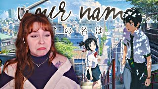 my first time watching YOUR NAME and it was emotional as hell Movie Reaction [upl. by Nahraf792]