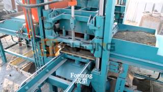 Brick Making Machine  QT320 Automatic Block Machine [upl. by Carhart388]