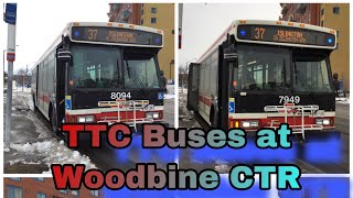 Ttc buses at woodbine centre 2 [upl. by Akienat605]