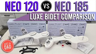 LUXE Bidet NEO 185 vs NEO 120 COMPARISON amp HOW to INSTALL [upl. by Tarsuss]