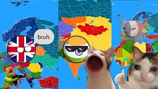 World in Parallel universe 💀 countryballs geography worldprovinces country parallel [upl. by Aranat]