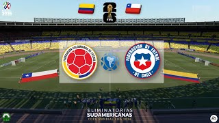 COLOMBIA vs CHILE  ELIMINATORIA  EA Sports  PSD1EZ [upl. by Merton]