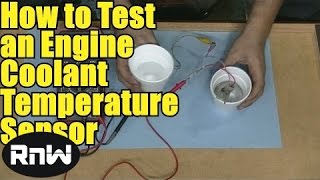 How to Test an Engine Coolant Temperature Sensor  Using a Basic Multimeter [upl. by Abdulla]