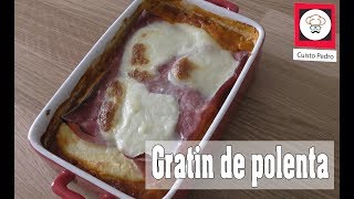 Gratin de polenta façon italienne recette Thermomix TM5 [upl. by Erving]