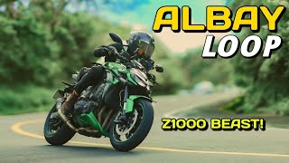 ALBAY LOOP  Z1000 BEAST  REED MOTOVLOG [upl. by Atinna]