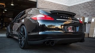 Porsche Panamera S Amazing V8 Exhaust Sounds with Meisterschaft [upl. by Yerffoeg828]