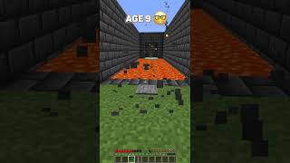 Deluding Traps at different Ages meme shorts minecraft [upl. by Reiser]