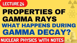 properties of gamma rays  What happens during gamma decay [upl. by Roleat]