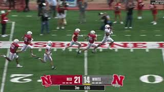 Dante Dowdell 49yard TD run  2024 spring game [upl. by Catriona]