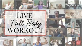 Free Live Workout with Holly Perkins BS CSCS [upl. by Ehcnalb]