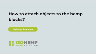 How to attach objects to the hemp blocks [upl. by Caril871]