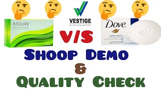 Vestige assure soap demo and quality check in Telugu [upl. by Amor]