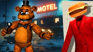 Running From Freddy Fazbear at a Creepy Motel in Gmod Garrys Mod Hide and Seek [upl. by Hashimoto]