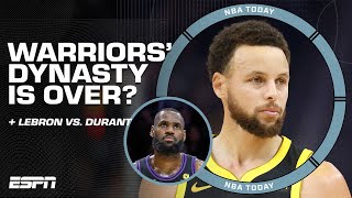 Is the Warriors dynasty OVER 😯  PREVIEWING Kevin Durant vs LeBron James matchup 👀  NBA Today [upl. by Waly]