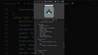 Day 067  🤯 Css Firefly Animation coding webdevelopment frontend programming software css [upl. by Idram]