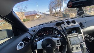 350z POV DRIVE PULLSDOWNSHIFTSTALKS [upl. by Cyn730]