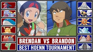 BRENDAN vs BRANDON  Best Hoenn Trainer Pokémon Tournament Battle 2 [upl. by Antonella616]