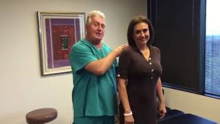 Houston Chiropractor Dr Gregory Johnson Helps Patient Grow Taller With INSANE quotRing Dingerquot [upl. by Htial]