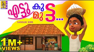 എട്ടു കുട്ട മുട്ട  Animation Song  Ettu Kutta Mutta  Song of Broken Eggs [upl. by Asli]