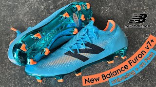 New Balance Furon V7 Pro  Bukayo Saka amp Sadio Mane Boot unboxing  on Feet [upl. by Roma]