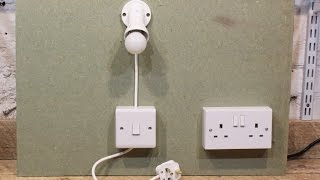 Simple Plug in Light and Switch [upl. by Tomasine]