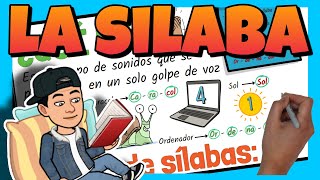 📚 La SÍLABA y sus CLASES sílabas tónicas y sílabas átonas [upl. by Sculley]