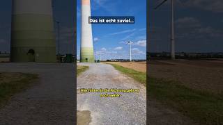 Erneuerbare Energien aber nicht so shorts windrad zuviel energie YouTubeCreatorCommunity [upl. by Thaddus]