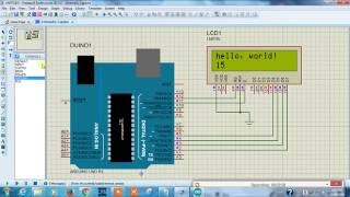 Arduino to 162 LCD Display Proteus  Arduino Proteus Simulation tutorial  5 [upl. by Assiruam932]