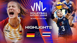 🇩🇪 GER vs 🇹🇭 THA  Highlights Week 2  Womens VNL 2023 [upl. by Otanod]