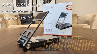 Supercharge Your Tech Setup With ONE Gadget CableTime 8 IN 1 USB C Hub for iPad Pro Android Tablet [upl. by Adnih]