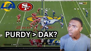 Cowboys Fan Reacts to San Francisco 49ers vs Los Angeles Rams [upl. by Ronn]