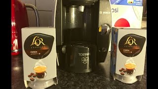 How to use Bosch Tassimo Coffee Maker  Tassimo Espresso React intensity 9 [upl. by Azal]