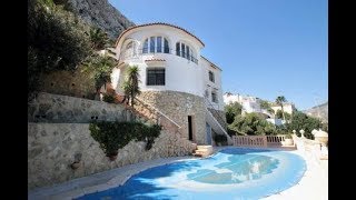 Maison  Villa à vendre à Maryvilla à Calpe – Vue panoramique sur la mer  Peñón de Ifach  Visite [upl. by Jamey]